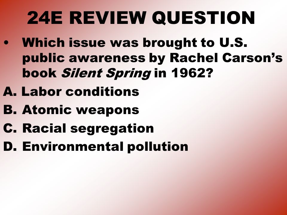 Book Review: Silent Spring